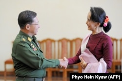 میانمار میں حالیہ انتخابات کے بعد فوج اور سویلین حکومت کے درمیان کشیدگی پائی جاتی تھی۔