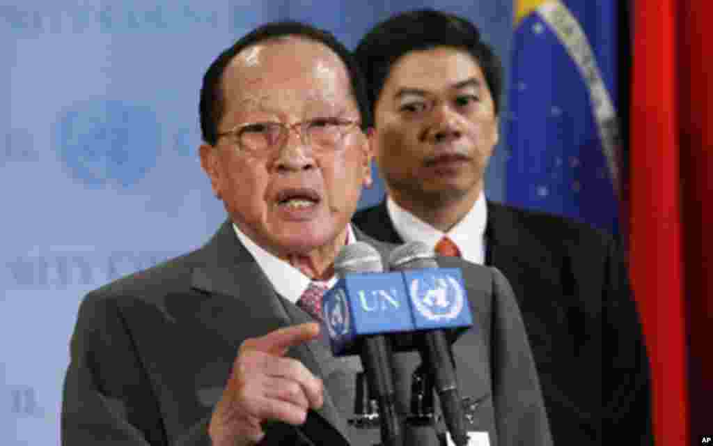Press Encounter: H.E. Mr. Hor Namhong, Deputy Prime Minister and Minister of Foreign Affairs and International Cooperation of Cambodia.