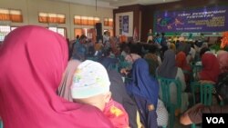 Temu Perempuan Penyintas bencana yang dilangsungkan di aula gedung Inspektorat Provinsi Sulawesi Tengah (3/12/2019) Foto : Yoanes Litha