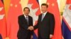 FILE: Cambodia’s Prime Minister Hun Sen shakes hands with China's President Xi Jinping before their meeting at the Great Hall of the People in Beijing, China April 29, 2019. Madoka Ikegami/Pool via REUTERS