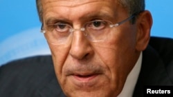 Russian Foreign Minister Sergei Lavrov says Sept. 9, Russia will urge Syria to reach a chemical weapons deal.