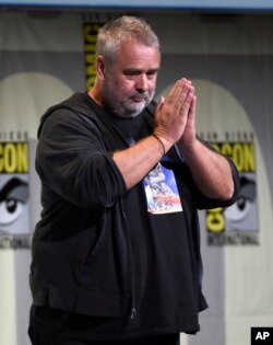 Director/producer/writer Luc Besson attends the "Valerian and the City of a Thousand Planets" panel on Day 1 of Comic-Con International in San Diego, July 21, 2016.