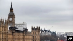 FILE - Britain's Parliament buildings in London, March 10, 2017. 