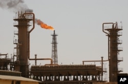 FILE - Iraq's largest oil refinery in the northern town of Baiji, Iraq.