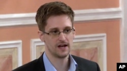 FILE - Former National Security Agency systems analyst Edward Snowden.