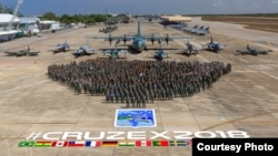 Unos 13 países participan en ejercicios militares en Brasil el domingo 18 de noviembre de 2018, entre ellos EE.UU.
