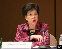 FILE - WHO Director General Margaret Chan says Ebola has killed more than 1,900 in West Africa.