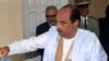 Le président mauritanien Mohamed Ould Abdel Aziz vote le 1er septembre 2018.
