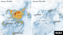 NASA and European Space Agency (ESA) pollution monitoring satellites have detected significant decreases in nitrogen dioxide (NO2) over China. There is evidence that the change is at least partly related to the economic slowdown following the outbreak of coronavirus.