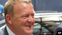 FILE - Danish Prime Minister Lars Lokke Rasmussen is pictured at an EU summit in Brussels, June 28, 2016. "We see a long list of [U.S.] states ... wanting to do something different on the climate issue," he said regarding formation of the P4G initiative.