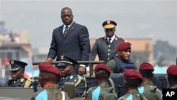 The President of the Democratic Republic of Congo Joseph Kabila arrives for the yearly national parade in Kinshasa, Democratic Republic of Congo (file photo)