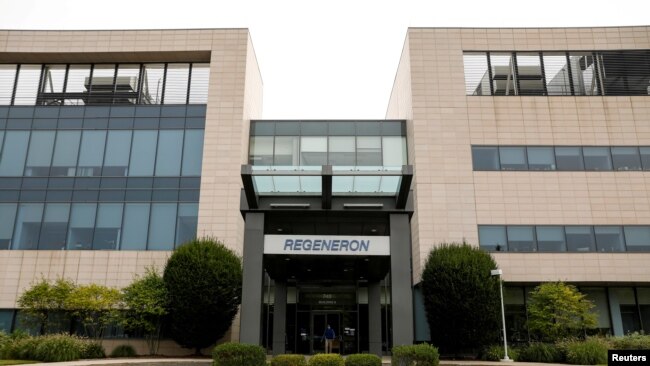 Trụ sở chi nhánh công ty Regeneron Pharmaceuticals ở Tarrytown, New York (ảnh chụp ngày 17/9/2020).
