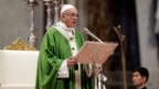 Giáo hoàng Francis trong buổi lễ cầu nguyện hôm 28/10.