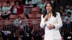 Tulsi Gabbard, representante demócrata por Hawái, abandonó su campaña por la nominación presidencial demócrata.