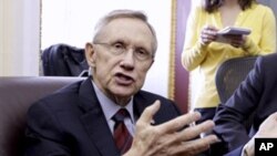 Harry Reid, Ketua Fraksi Demokrat di Senat Amerika (Foto: dok).