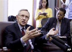 Harry Reid, leader de la majorité démocrate au Sénat