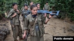 PKK female fighters