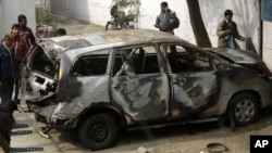 En febrero pasado la esposa de un diplomático israelí fue herida por una bomba colocada en su auto en Nueva Delhi, India.
