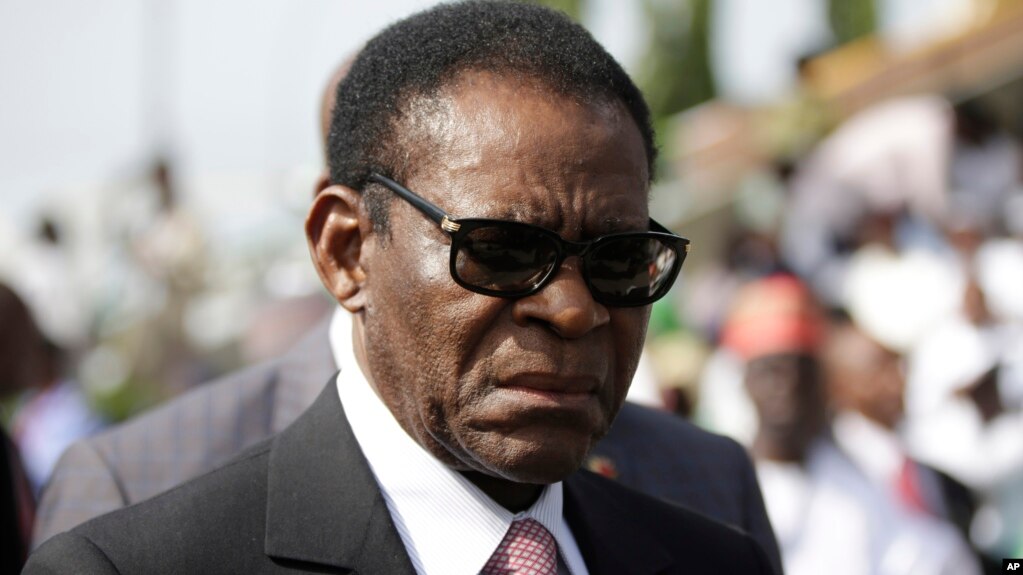 Teodoro Obiang Nguema Mbasogo, Abuja , Nigeria, le 29 mai 2015. 