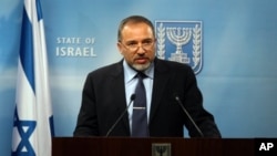 Israeli Foreign Minister Avigdor Lieberman (file photo)