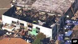 美國加利福尼亞州奧克蘭一家倉庫星期天發生大火，已經有36人喪生。