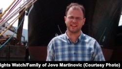 Montenegrin journalist Jovo Martinović