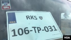 Privremene kosovske tablice koje vozila sa registarski oznakama Srbije moraju da koriste tokom kretanja po Kosovu.