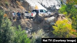  FresnoSAR Team seek to recover students' bodies from a car in Kings River,CA Aug 10, 2017.