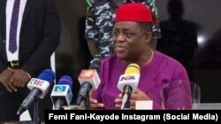 Femi Fani-Kayode, tsohon ministan harkokin sufuri a Najeriya