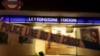 Police tape is seen at a crime scene at Leytonstone underground station in east London, Britain Dec. 6, 2015. Police were called to reports of a number of people stabbed at the station in east London and a man threatening other people with a knife.