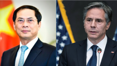 Ngoại trưởng Việt Nam Bùi Thanh Sơn và Ngoại trưởng Hoa Kỳ Antony Blinken.