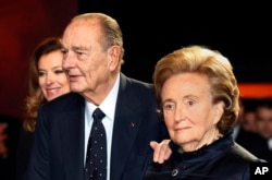 Jacques Chirac et sa femme Bernadette.