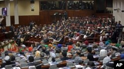 Suasana sidang parlemen Afghanistan, 7 Maret 2015 (Foto: dok). 