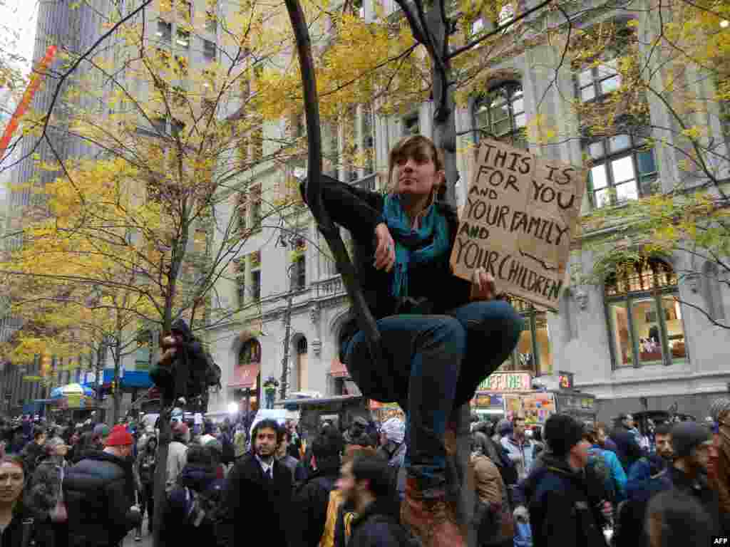 В Нью-Йорке продолжаются массовые акции протеста