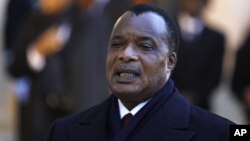 Denis Sassou Nguesso, Paris, 8 février 2012.