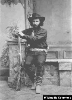 Silver miner Ed Schieffelin founded the town of Tombstone (Photo taken in 1880)