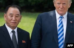 Kim Yong Chol ve Trump