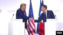 Trump Macron G7