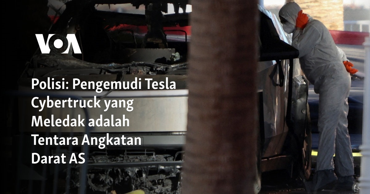 Pengemudi Tesla Cybertruck yang Meledak adalah Tentara Angkatan Darat AS