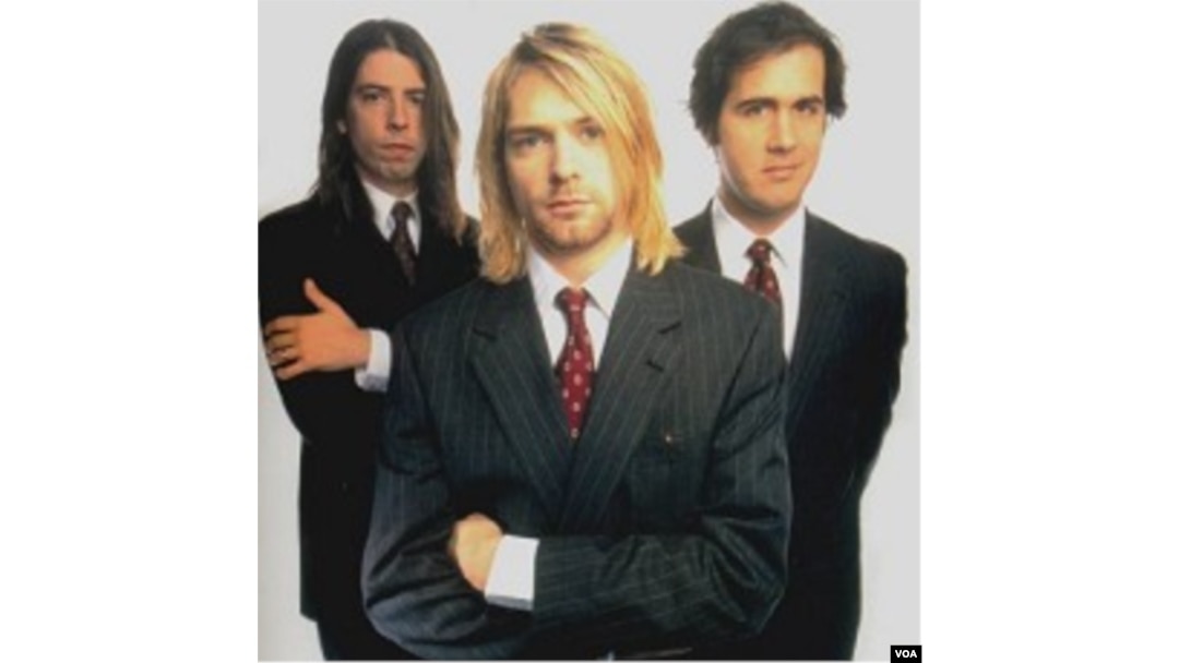Anggota group band Nirvana: Dave Grohl, Kurt Cobain, dan Krist Novoselic (foto: dok).