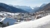 A general view shows the mountain resort of Davos, Switzerland Jan. 15, 2019. 