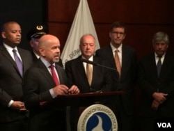Federal Aviation Administrator Michael Huerta explains that FAA expects drone operators to register their aircraft so that his department and local law enforcement can trace rogue drones back to operators, at the U.S. Transportation Department in Washington.