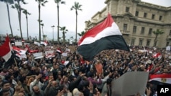 Protesters chant anti-government slogans during mass demonstrations against Egypt's President Hosni Mubarak, in Alexandria, Egypt, February 4, 2011