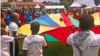 Children with disabilities at play in a rehabilitation center known as CoRSU (Comprehensive Rehabilitation Services for Uganda), Kampala, Uganda, Nov. 13, 2014. (Elizabeth Paulat/VOA)