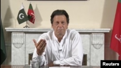 Imran Khan déclare la victoire, le 26 juillet 2018