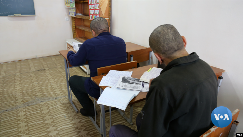 Saturday classes at Prison Colony Nunber 7, Tavaksay, Tashkent, Uzbekistan