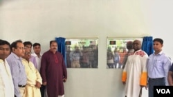 Inauguration ceremony of the new Cyclone Shelter in Bangladesh 