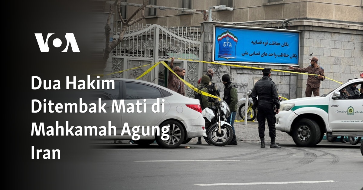 Dua Hakim Ditembak Mati di Mahkamah Agung Iran