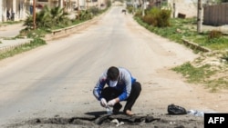 A Day After Deadly Gas Attack in Kahn Sheikhoun, Syria

