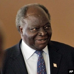 Le président kenyan Mwai Kibaki